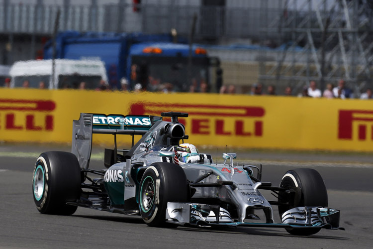 Lewis Hamilton feierte nach seinem Sieg von 2008 seinen zweiten GP-Triumph auf dem Silverstone Circuit
