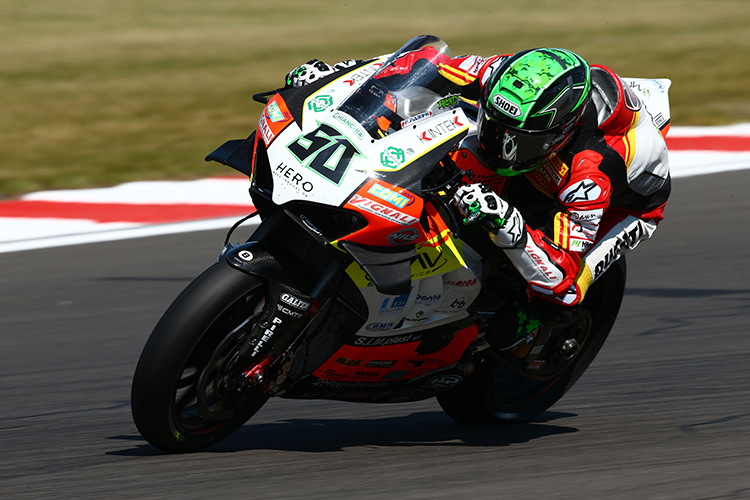 Eugene Laverty bei seinem Comeback in Donington