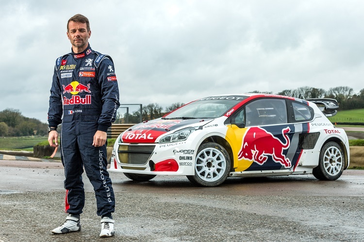 Sebastien Loeb vor seinem Peugeot 208 WRX