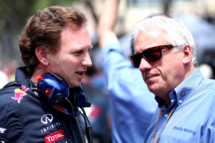 Christian Horner und Charlie Whiting