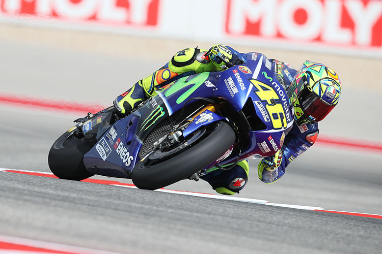 Valentino Rossi in Reihe 1