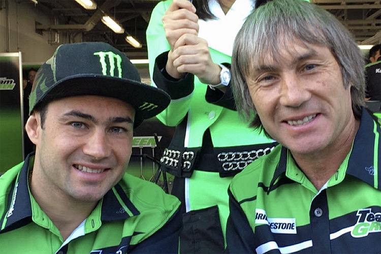 Leon Haslam mit Papa Ron