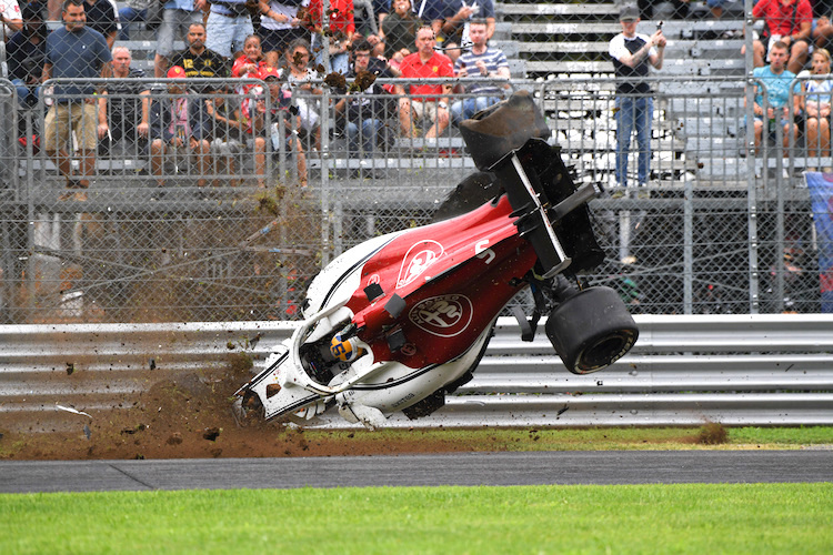 Der fürchterliche Unfall von Marcus Ericsson in Monza