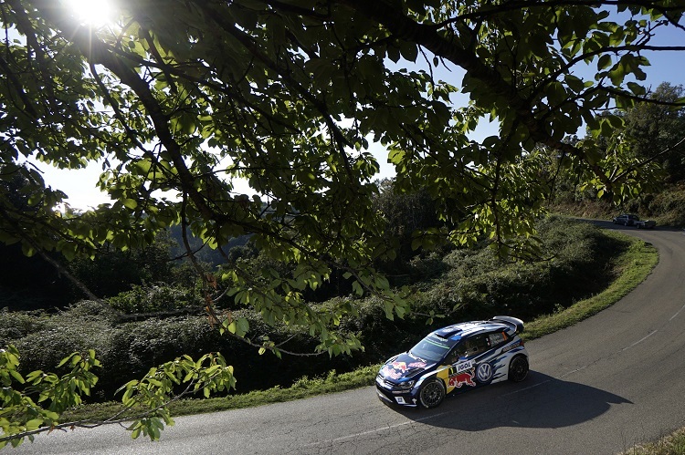 Sébastien Ogier beim Shakedown auf Korsika