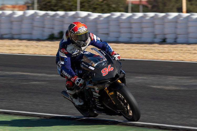 Anfang des Jahres rückte Folger auf seiner Test-R1 in Spanien aus, nun weilt der Bayer zuhause