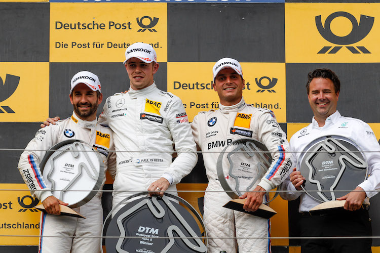 Timo Glock, Paul di Resta und Bruno Spengler