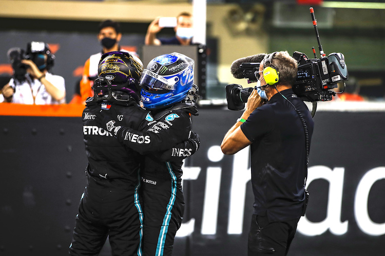 Lewis Hamilton und Valtteri Bottas