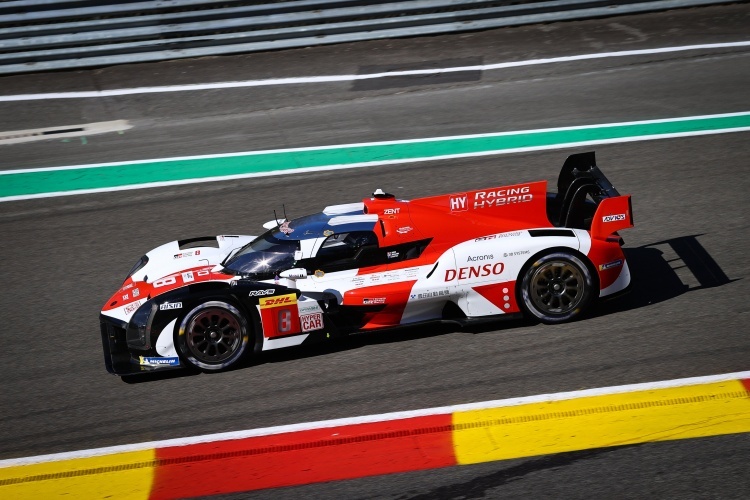 Der Toyota GR010 Hybrid beim WEC-Prologue in Spa