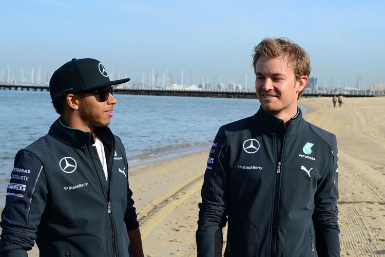 Nico Rosberg und Lewis Hamilton wollen in Malaysia wieder aufs Podium
