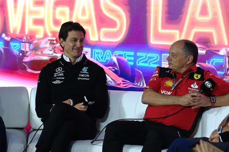 Toto Wolff und Fred Vasseur