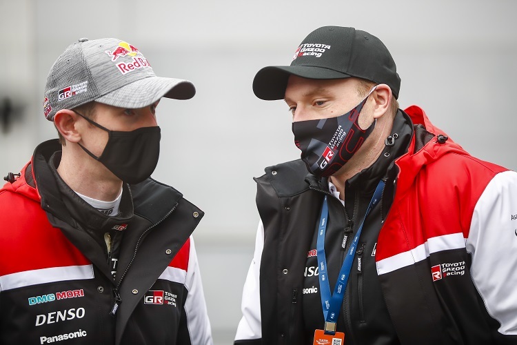 Elfyn Evans und Jari-Matti Latvala