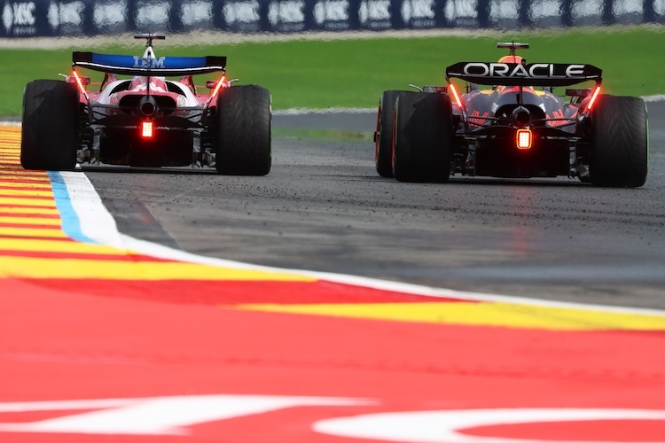 Max Verstappen fand im Belgien-GP keinen Weg an Charles Leclerc vorbei