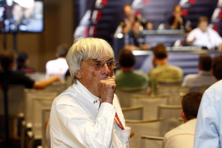 F1-Boss Ecclestone wirkt zurzeit angegriffen