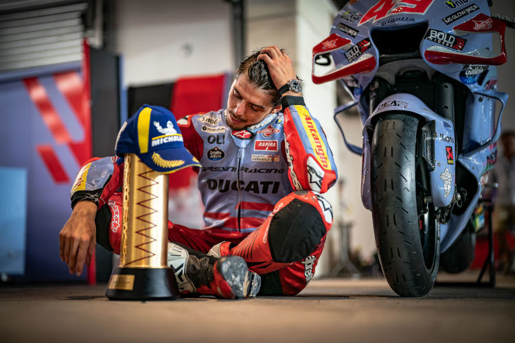Fabio Di Giannantonio ist der bisher letzte MotoGP-Sieger für Gresini Racing