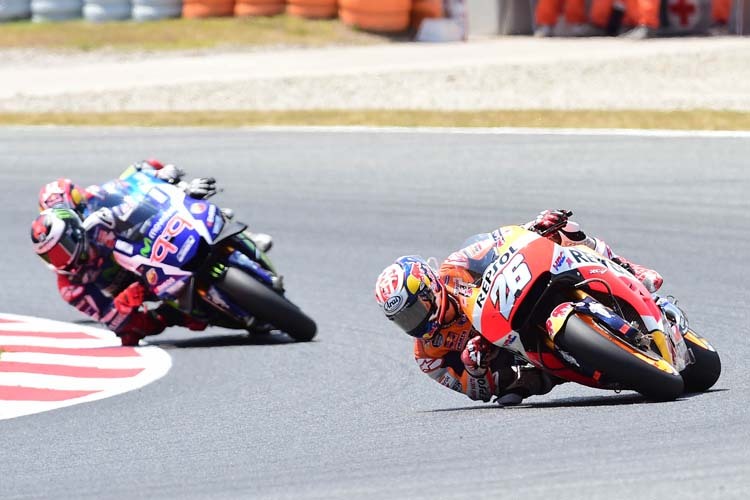 Dani Pedrosa auf der Honda RC213V in Barcelona