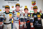 Das Podium: Marvin Dienst, Joel Eriksson, Robert Shwartzman, Mick Schumacher