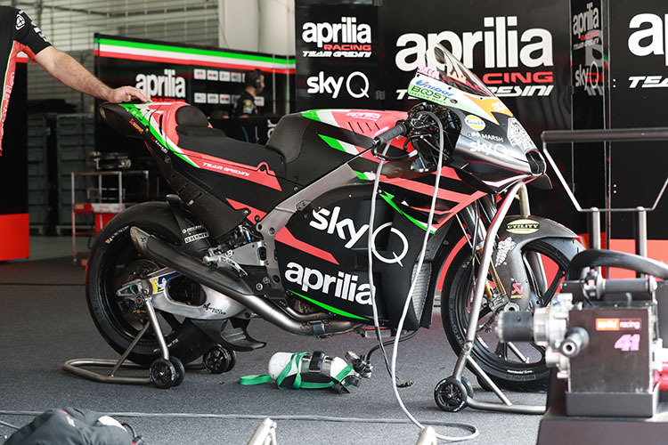 Aprilia darf den Motor bis zum 29. Juni entwickeln