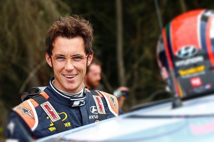 Smiling Thierry Neuville