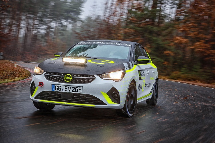 Der Opel Corsa e-rally