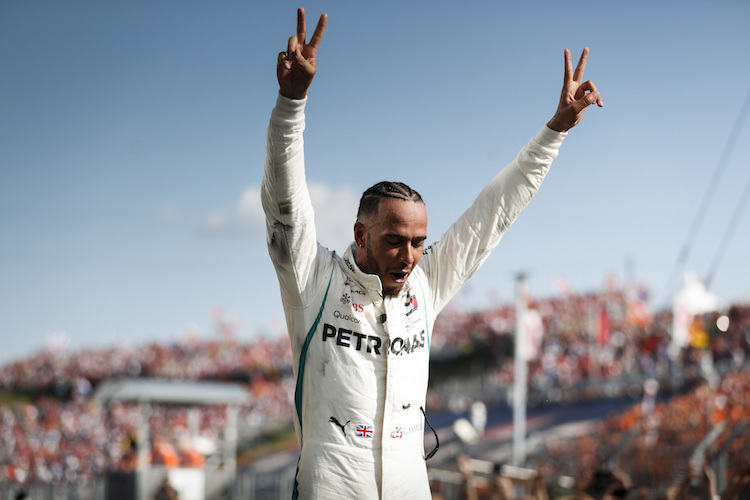 Lewis Hamilton feierte in Ungarn seinen zweiten GP-Sieg in acht Tagen
