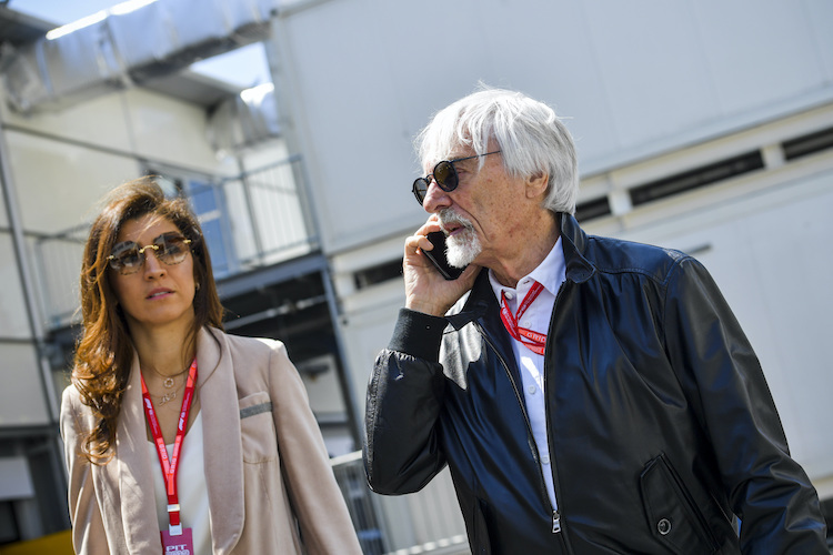 Bernie Ecclestone und Fabiana Flosi