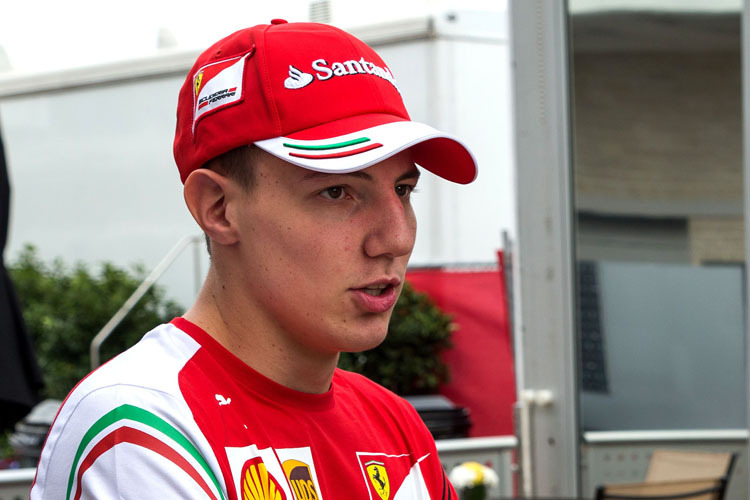 Steht als Test- und Ersatzfahrer in Austin in der Ferrari-Box: Raffaele Marciello