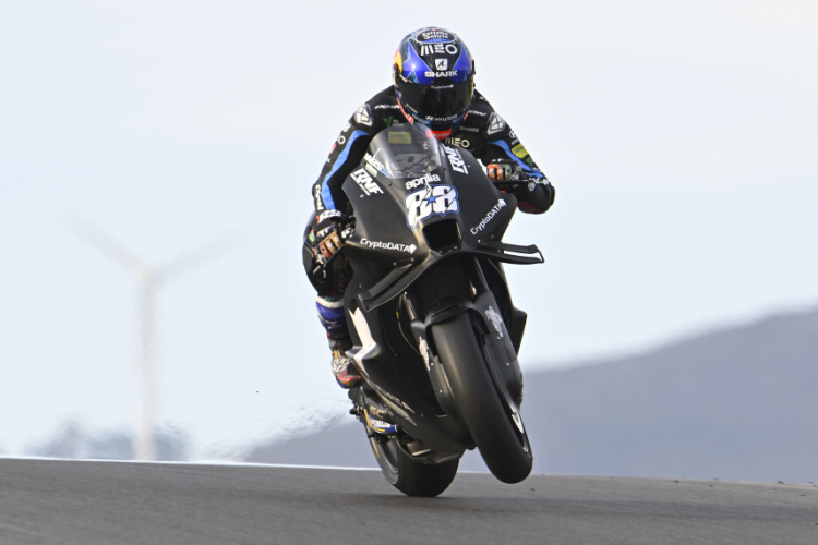 Miguel Oliveira in Portimao auf der Aprilia