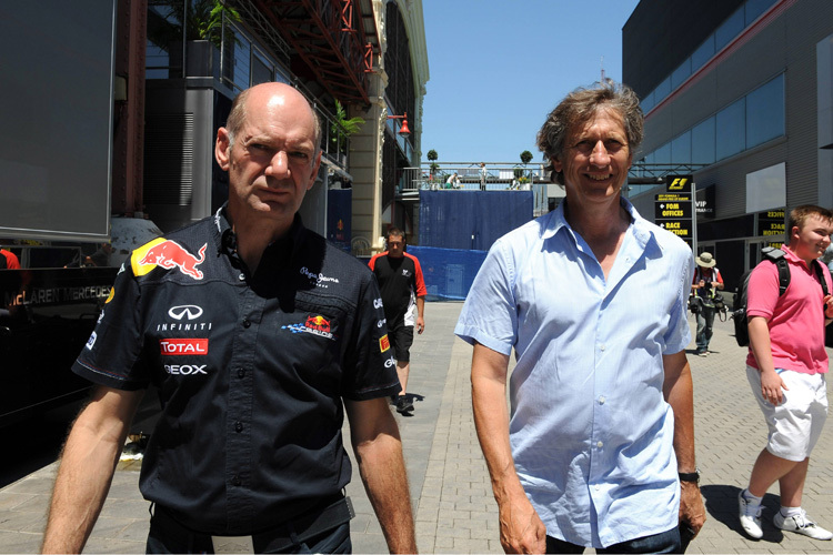 Mario Illien (rechts): Zu Gast beim Valencia-GP
