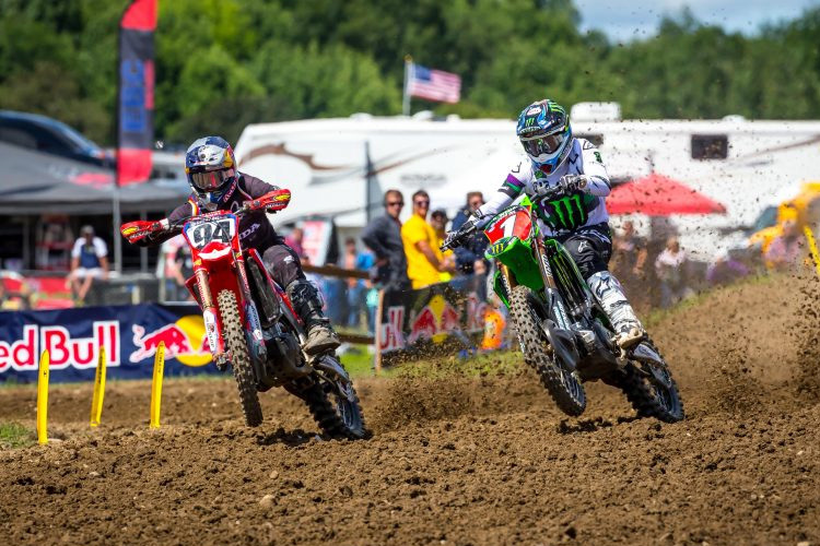 Ken Roczen konnte sich in Unadilla klar gegen den Führenden in der Meisterschaft, Eli Tomac, durchsetzen