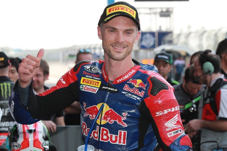 Gelingt Leon Camier das erste Podium von Red Bull Honda in der Superbike-WM?