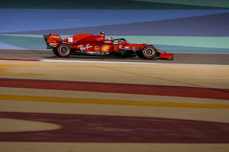 Charles Leclerc musste wegen der roten Flagge im Qualifying eine starke Runde abbrechen