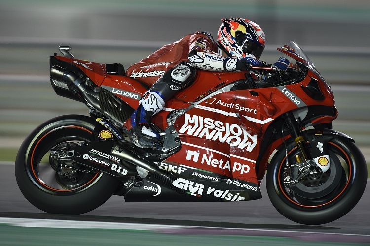 Andrea Dovizioso stellte seine Ducati auf Startplatz 2