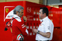 McLaren-Teamchef Eric Boullier (rechts) mit Ferrari-Teamchef Maurizio Arrivabene
