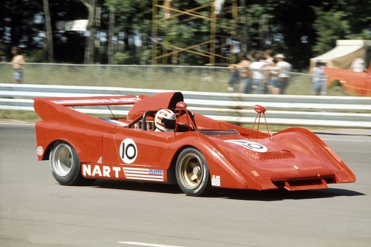 Sam Posey im Ferrari 712P, wir sind in Watkins Glen 1974