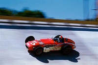 IndyCar-Star Jim Rathman in der Monza-Steilwand