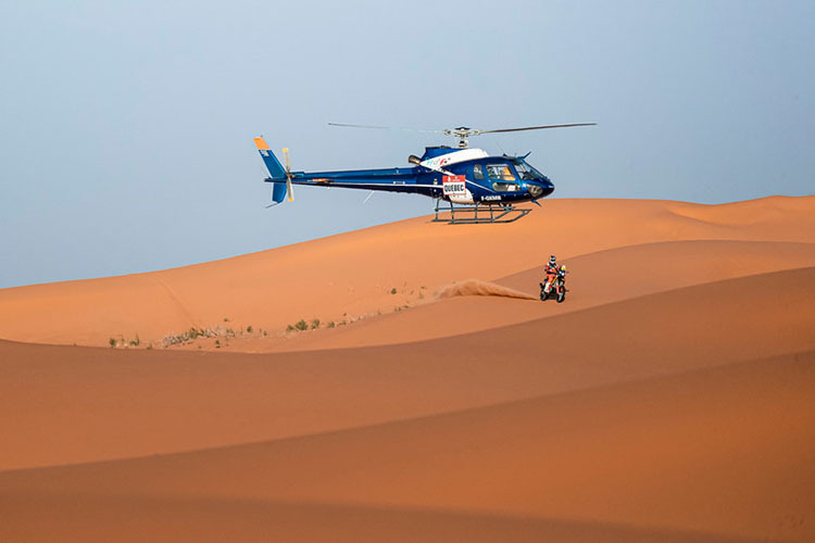 Red Bull-KTM-Werkspilot Toby Price bei der Dakar-Rallye 2020