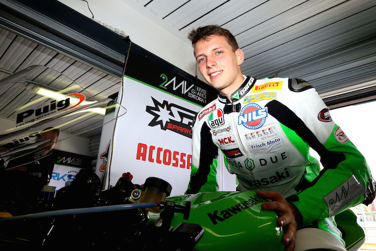 Dominic Schmitter fuhr die Schweizer Meisterschaft mit einer Yamaha R1