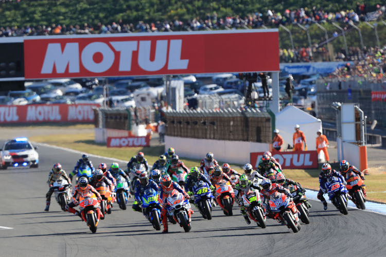 MotoGP: Der Start zum Japan-GP im Vorjahr