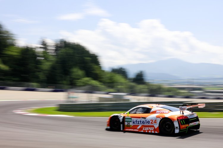 Der in Spielberg zunächst siegreiche Audi R8 LMS von APR Motorsport