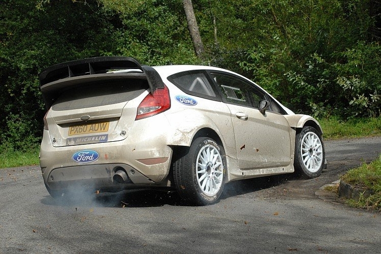 Latvala beim Deutschland-Test.