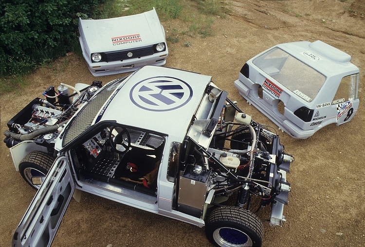 Der Doppelmotor VW Golf
