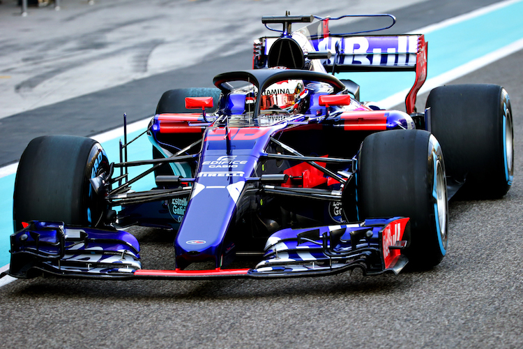 Der Toro Rosso beim Abu-Dhabi-Test 2017 mit Halo