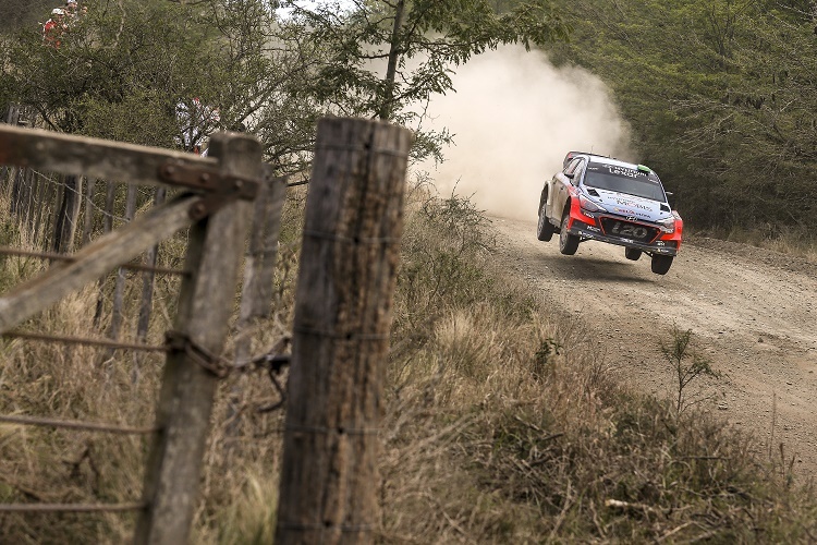 Hayden Paddon wird in Argentinien immer stärker