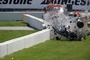 Robert Kubicas Sauber-BMW löste sich bei seinem Montreal-Crash von 2007 in seine Bestandteile auf