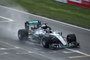 Pascal Wehrlein im Regen von Barcelona