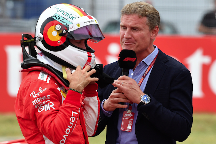 Sebastian Vettel und David Coulthard