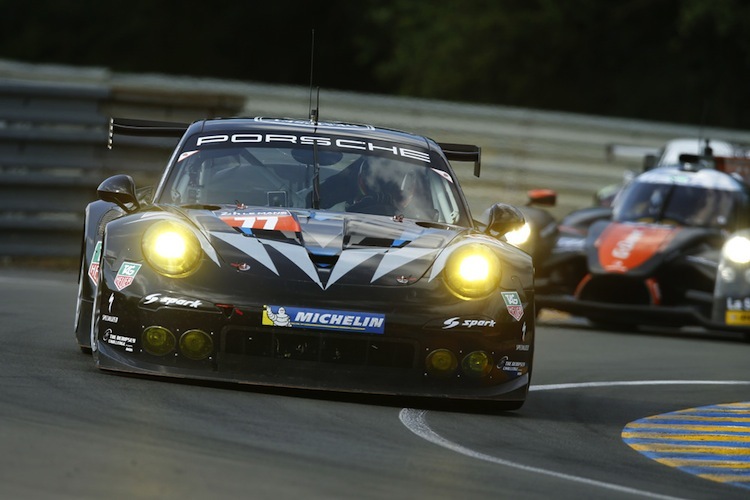 Dempsey 2014 im Proton-Porsche in Le Mans