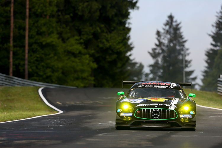 Schnellster Wagen in der Eifel: Der Mercedes-AMG GT3 vom Haribo Racing Team-AMG