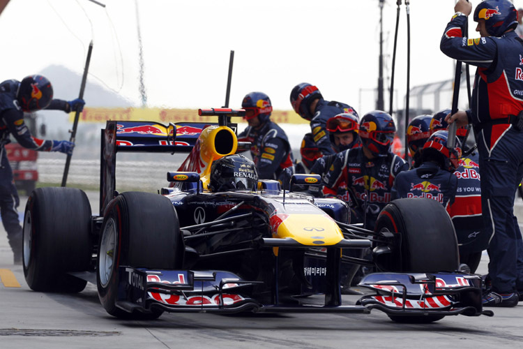 Vettel gab am Ende mehr Gas als nötig