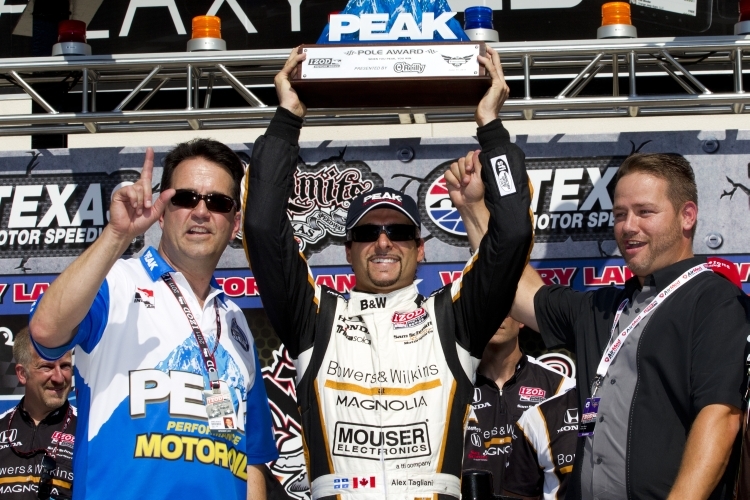 Alex Tagliani war auch im Oval von Texas schnell unterwegs